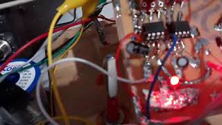 ELECTRONIC KEYER CW  - 2 x lm555 home made test circuit