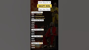 Thumbnail of What's your favourite Sauti Sol song?🥰🥰🔥 #kenyan #sautisol #africanmusic #african
