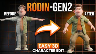 Is This The Nano-Banana Moment For 3D Ai? Rodin Gen-2 Edit