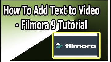 How to Create a Trailer Title in Filmora 9 | How To Add Text on Video - Filmora 9 Tutorial