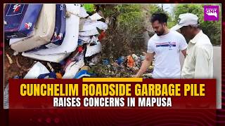 Cunchelim Roadside Garbage Pile Raises Concerns in Mapusa