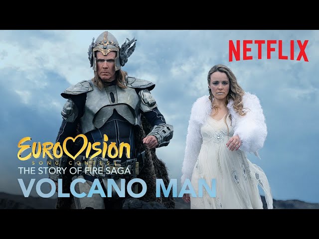 Volcano Man (Official Music Video) | EUROVISION SONG CONTEST: The Story Of Fire Saga | Netflix class=