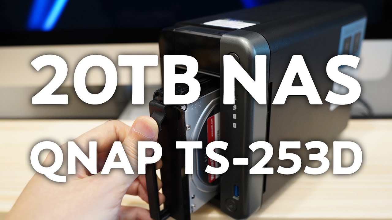 Amazonで人気のQNAP TS-253Dで20TBのNASを作ってみた(駆動音収録 