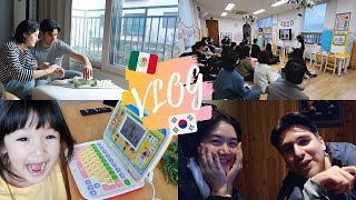 ¡Haru se gradúa! + Esto aprenderá ahora + Día de orientación + Así trabajamos juntos 🇰🇷🇲🇽 | Vlog