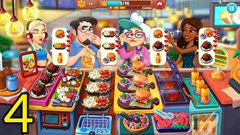 Chef & friends: cooking game Gameplay Walkthrough Part 4 (IOS.android) #gamingvideos