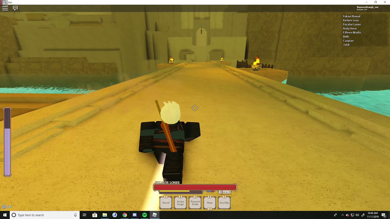 theres this one guy at crypt getting chased by shriekers