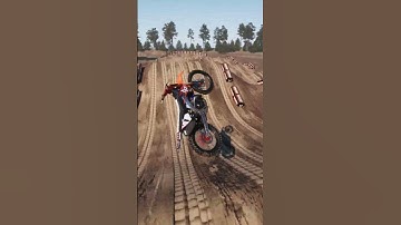 CRASHING IN MOTOCROSS THE GAME!