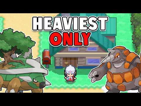 Beating Pokemon Platinum With The Heaviest Sinnoh Pokemon