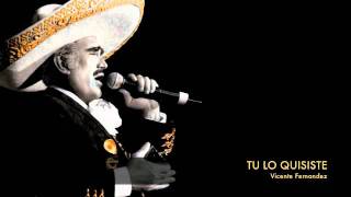 Video thumbnail of "Vicente Fernandez - Tu Lo Quisiste"