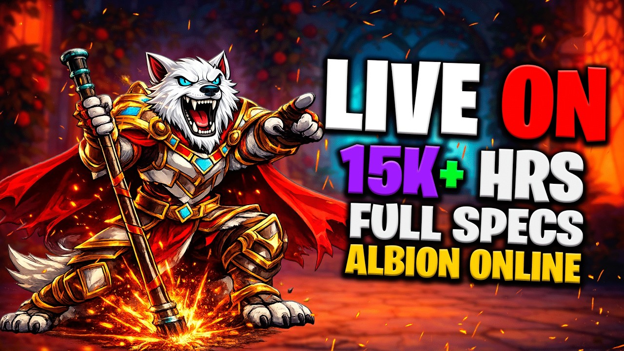 🔴 AO VIVO | PvP + Farm | FULL SPECS | 15K+ HRS | ALBION ONLINE