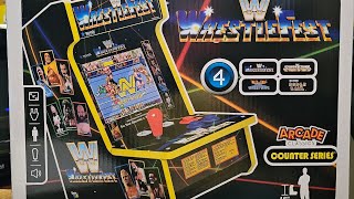 Basic Fun Wrestlefest countertop series assembly, quick gameplay, and review 