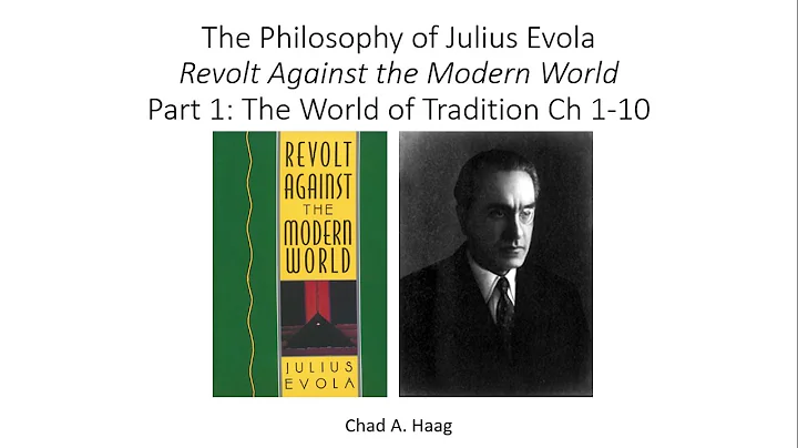 The Philosophy of Julius Evola Revolt Against the Modern World Lecture 1