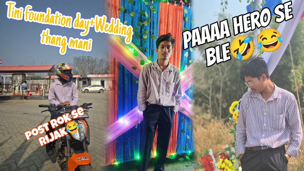 Tini Foundation Day🥳 || Thang Mani tei Para o Dara ni Wedding🥰 go //Thang Mani #2026 #vlog