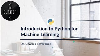 Introduction to PYTHON For Machine Learning - Introduction Chapter 1 Part 1