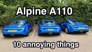 10 annoying things about the Alpine A110