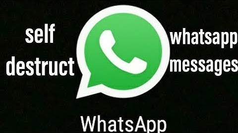 🇯🇲 how to send a self destruct WhatsApp message