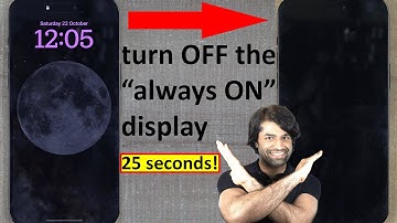 How to turn OFF the always ON display on iPhone 14 Pro