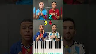Football Stars LOLLIPOP Trend 🍭😂 @Mtime4 - Piano Tutorial
