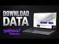 How To Download Data From Yahoo Finance - Quick Steps (2026)