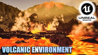 Volcanic Environment | Unreal Marketplace by Dazzling Divine CGI 601 views 6 months ago 1 minute, 11 seconds