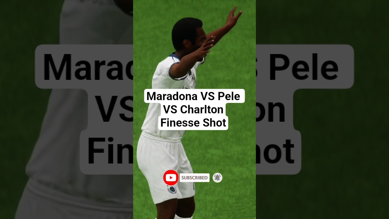 Maradona VS Pele VS Charlton - Finesse Shot | FC25 🤯🤯🤯