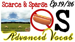 Easy-peasy British English – Advanced Vocabulary Ep.19/26 ‘scarce’ and ‘sparse’