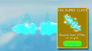 Getting 6th super class roblox lifting simulator