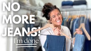 DECLUTTER HALF MY CLOTHES | Using the Hell Yes Closet Declutter Method to start over!