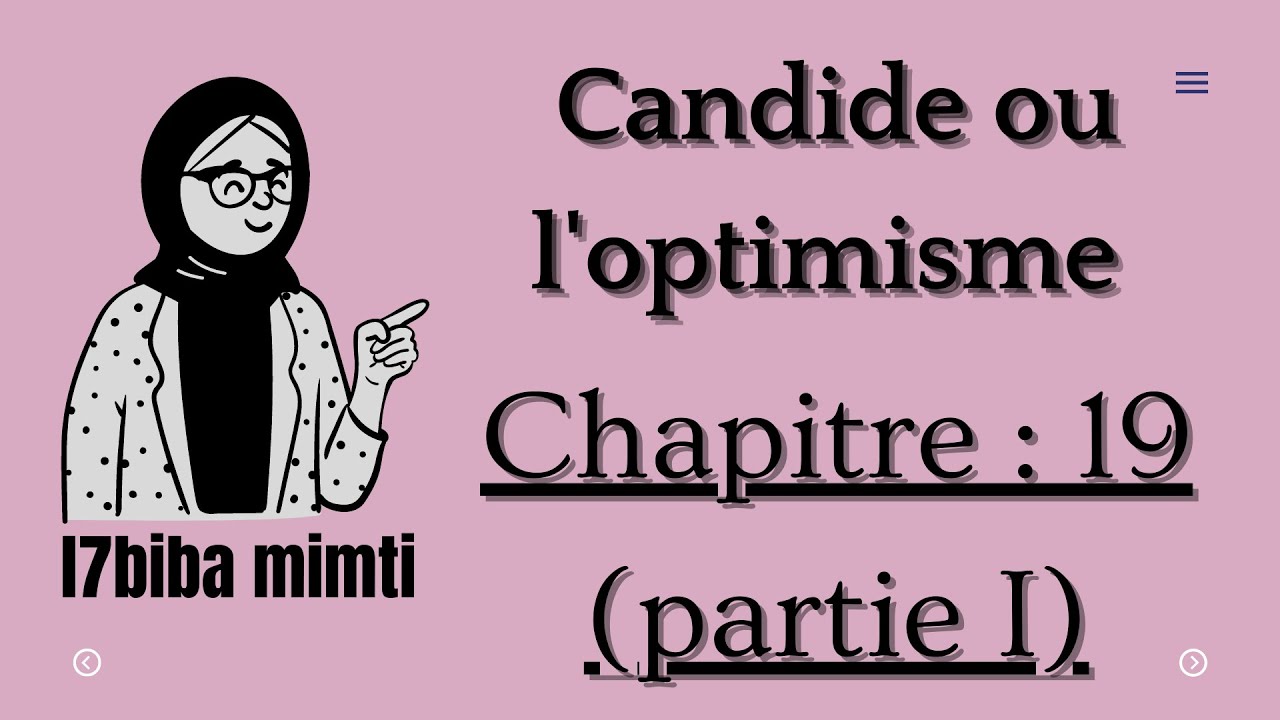 Candide chapitre 19 partie I