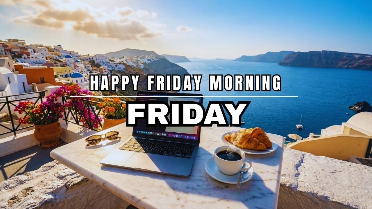 🔴 Happy Friday Morning ☀️ Luxurious Coastal Jazz & Bossa Nova to Finish the Week