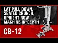 Cb12  lat pull down machine  valor fitness