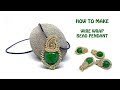 Tutorial Wire wrap Bead Pendant / Liontin Kawat Tembaga