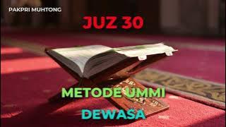 Juz 30 Metode Ummi Dewasa