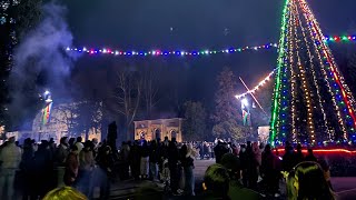 Qaxda Yeni İl Atəşfəşanlığı 2026 Möhtəşəm Anlar