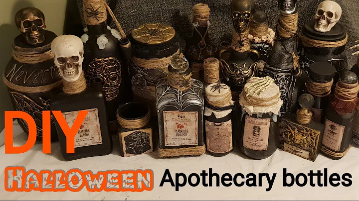 Halloween DIY Apothecary bottles 2018