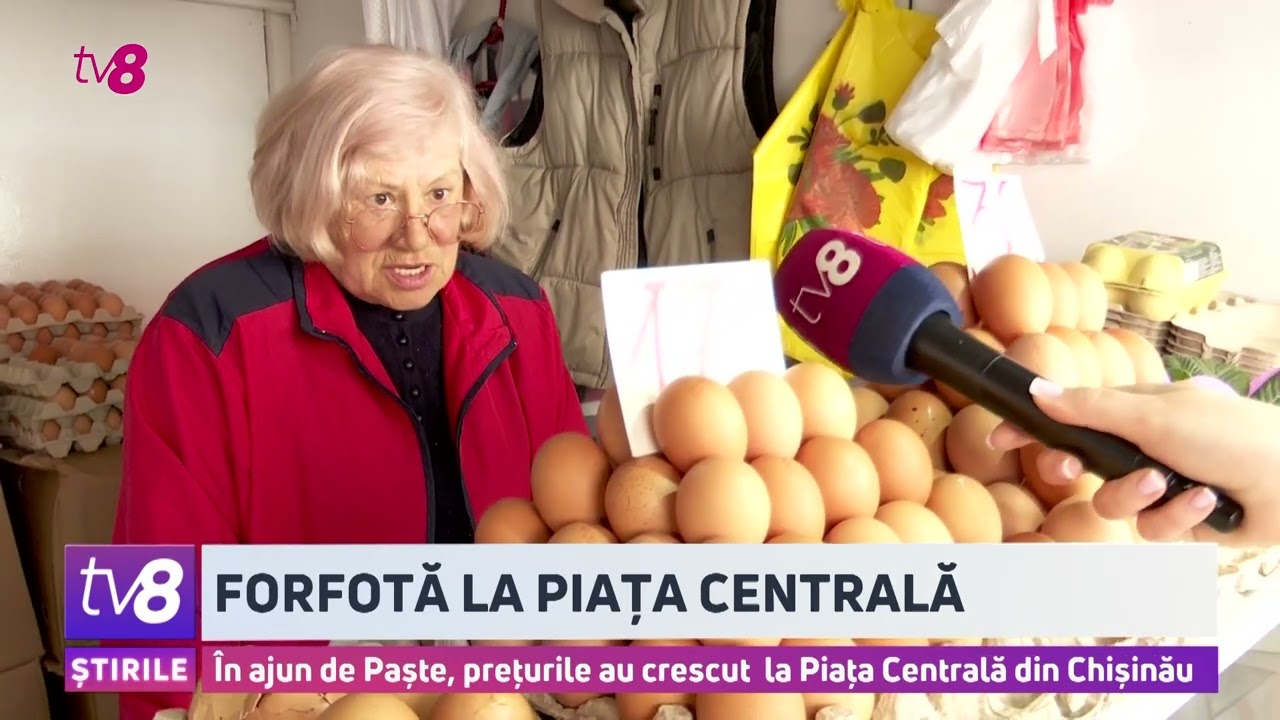 În ajun de Paște, prețurile au crescut la Piața Centrală din Chișinău