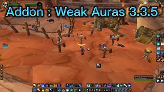 Addon Weak Auras configuración World of Warcraft 3.3.5