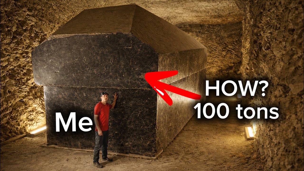 How did they move 100 ton stone boxes.. 500 miles. Hiding them in ...
