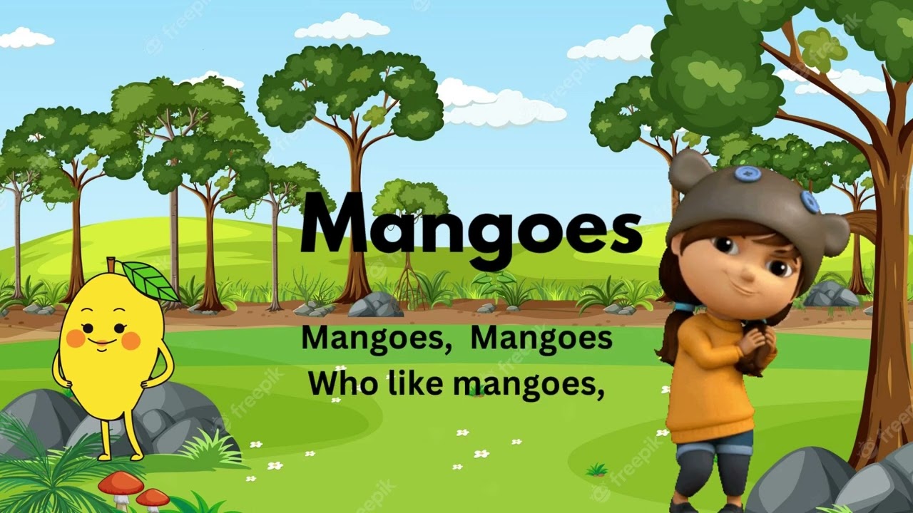 Mangoes Poem kids kidsvideo kidssong education funny friut Mangoes Poem kids kidsvideo kidssong education funny friut