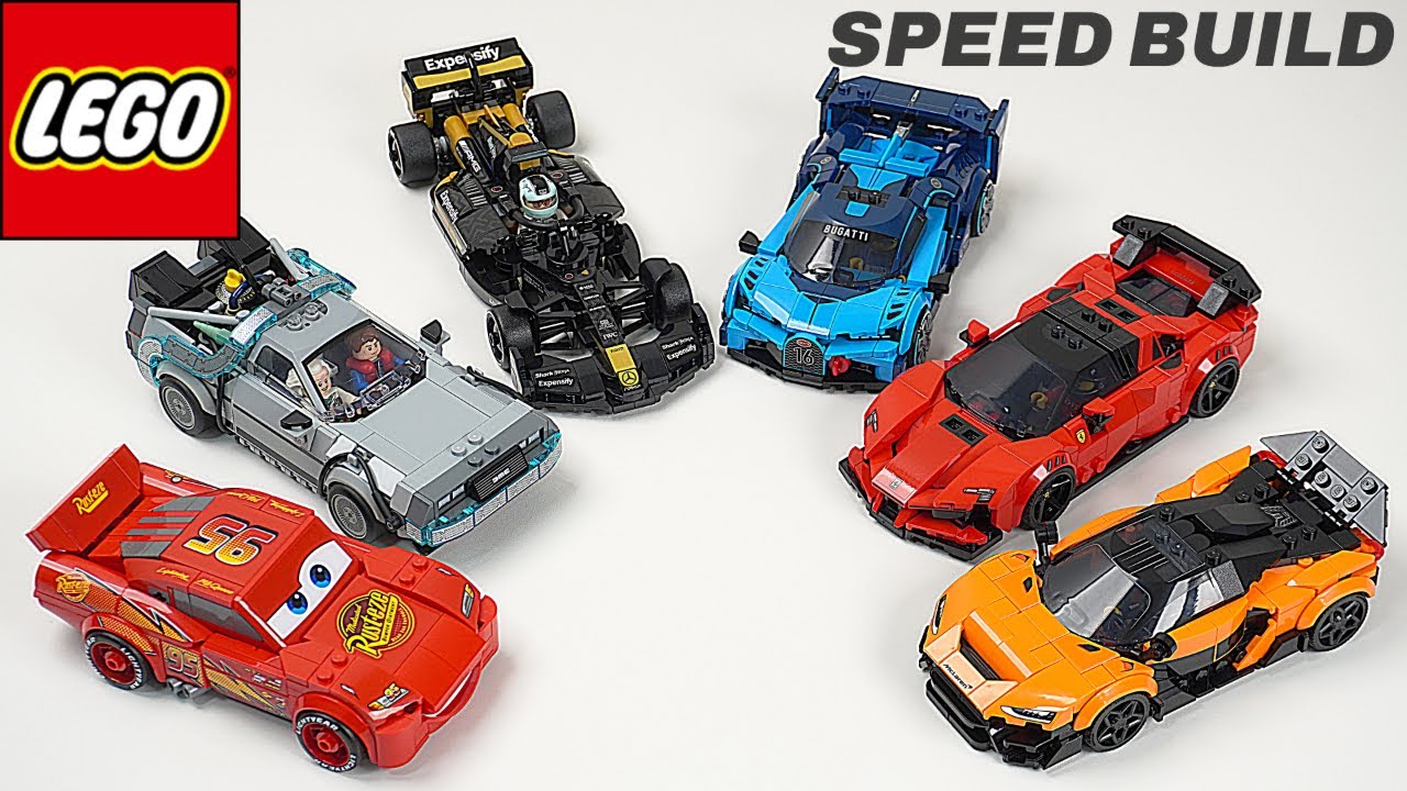 LEGO Speed Champions 2026 January Sets | Speed Build Compilation