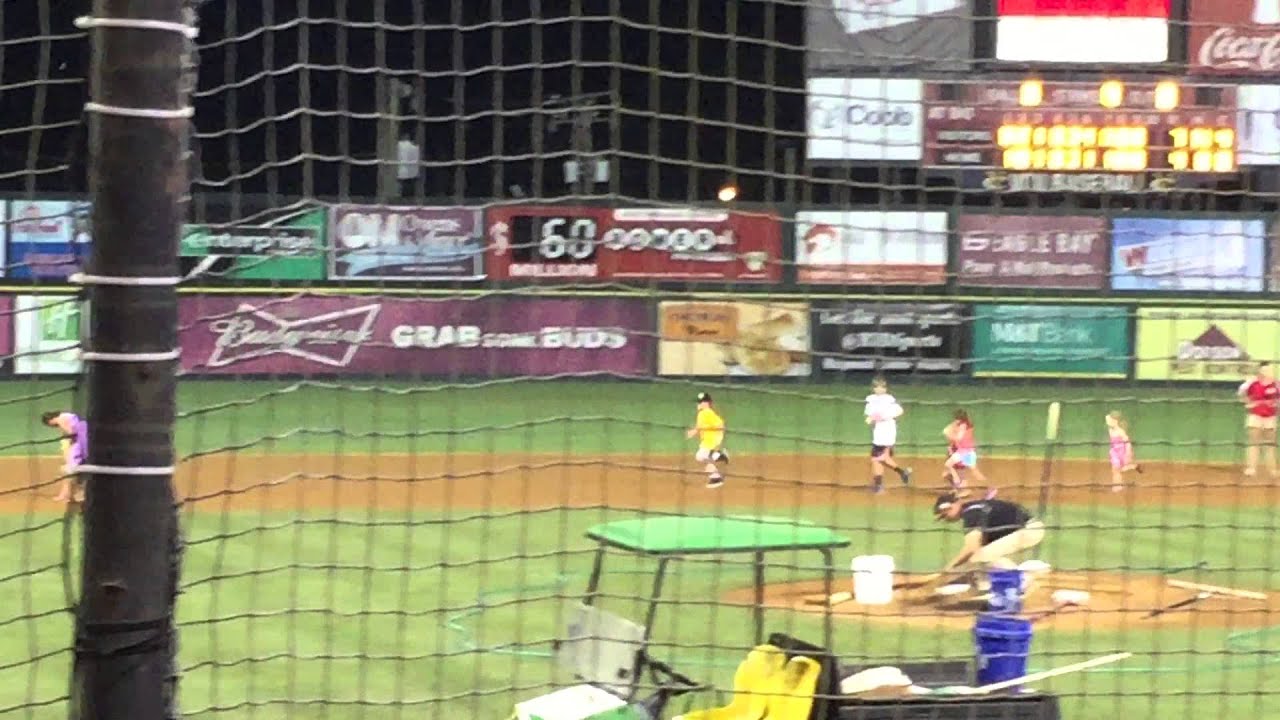 Brayden Running the Bases at Richmond Flying Squirrels Stadium YouTube