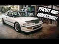 The DA9 Integra Gets JDM Headlights, Amber Bumper Lights, and a Carbon Fiber JDP Front Lip!