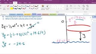 Physics 1: (Motion in 1D) Free Fall Problem #1