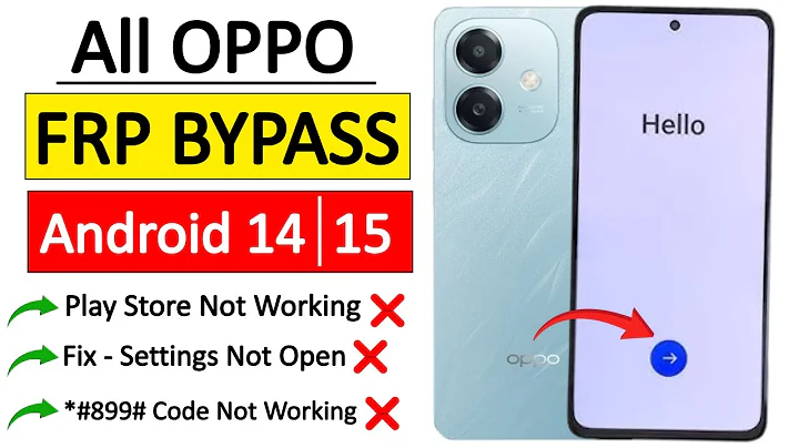 All Oppo Frp Bypass Android 14/15 | Quick Share Not Working | *#899# Code Not Working | Without PC