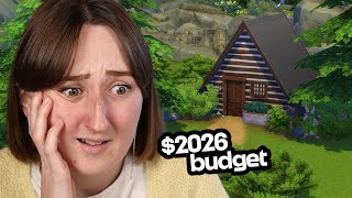 i built a sims house that costs exactly $2,026