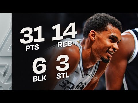 Wemby's HISTORIC START Continues vs Nets! (31 PTS, 6 BLK) | October 26, 2025