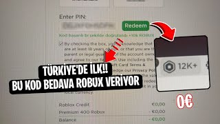 🇹🇷 TR İLK VE TEK! ROBUX VEREN PROMO CODE ÇALIŞIYOR *GERÇEK* & 2023 | bedava robux