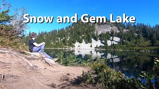 Hiking Snow and Gem Lake