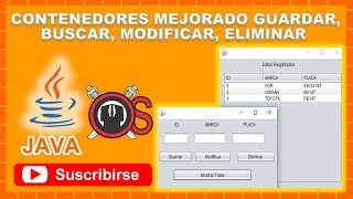 Details Contenedores Mejorado Guardar, Buscar, Modificar, Eliminar NetBeans News