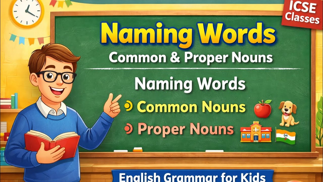 ICSE english grammer class-1 lesson -2#kidslearning #english #icse #grammer #kids #students